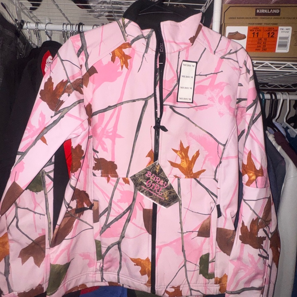 Pink Camouflage Women's Jacket